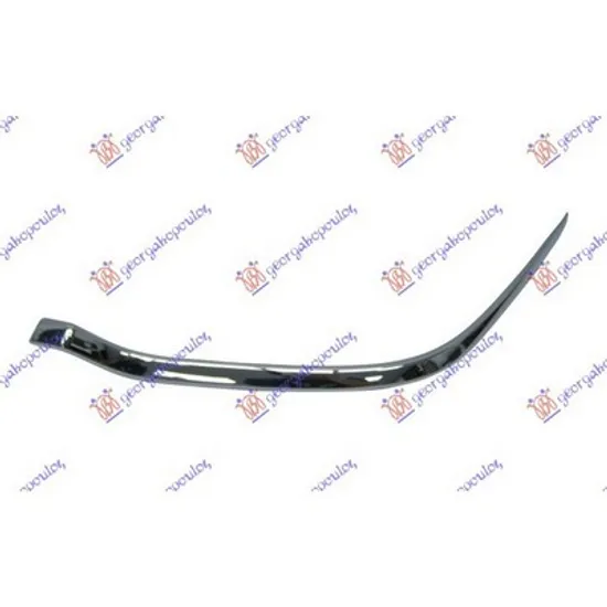 Ornament Grila TOYOTA YARIS 2010-> Bandou grila bara fata cromat stanga 2014->2017 Perioada 2014 2015 2016 2017