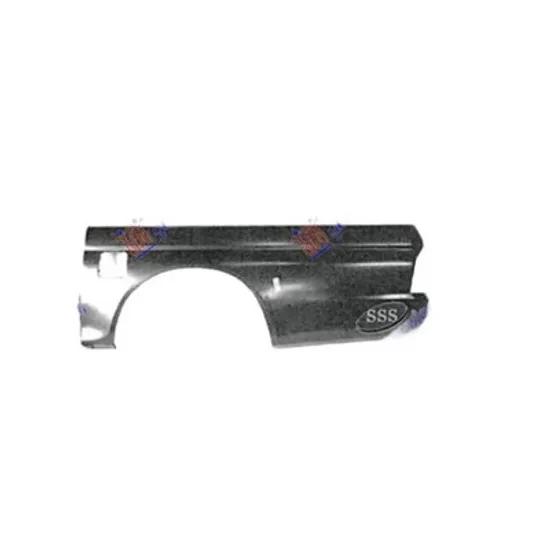 Aripa Spate MITSUBISHI L200 1996->2007 Panou lateral stanga pt 2 usi extracab Perioada 1996 1997 1998 1999 2000 2001 2002 2003 2004 2005 2006