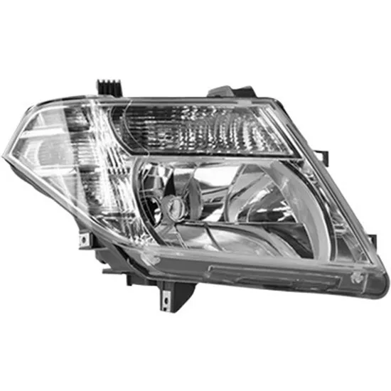 Far dreapta NISSAN PATHFINDER 3 2005->2014 perioada 2005 2006 2007 2008 2009 2010 de la an de fabricatie 01/2010, cu motor reglaj, semnal alb, cu reglaj electric, cu bec H4