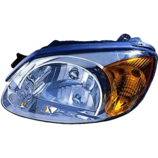 Far dreapta HYUNDAI ACCENT 2 LC 1999->2005 perioada 2000 2001 2002 2003 2004 2005 , semnal galben, cu reglaj electric, cu reglaj electric, cu bec H4,