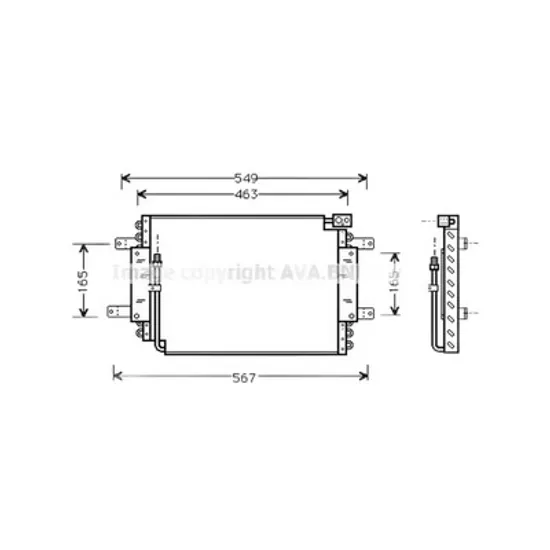 Radiator Aer Conditionat SUZUKI VITARA 07.1988->2002 Radiator aer conditionat ->1993 toate modelele 43 7x33 5x2 6 Perioada 1988 1989 1990 1991 1992 1993 1994 1995 1996 1997 1998 1999 2000 2001 2002
