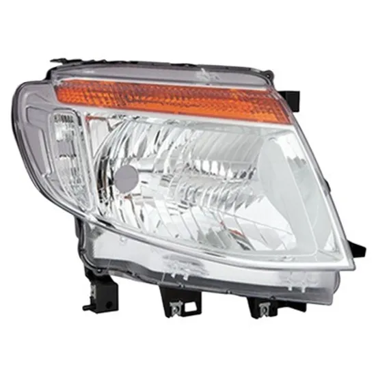 Far dreapta FORD RANGER 2011-> perioada 2011 2012 2013 2014 2015 2016 pana la an de fabricatie 2015, fara motor reglaj, cromat, cu bec H4,