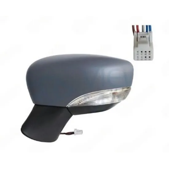 Oglinda NISSAN MICRA 5 2016-> Oglinda exterioara electrica pentru vopsit (cu semnal) (5 PIN) STANGA Perioada 2016 2017 2018 2019 2020 2021