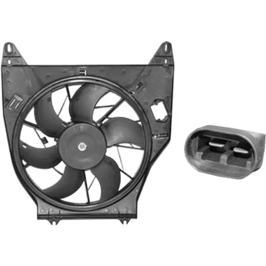 Ventilator motor RENAULT KANGOO 1997->2007 1.9 dCi 4x4 62KW 84CP , pentru motor F9Q 790 perioada 2003 2004 2005 2006 2007 2008