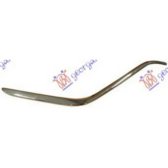 Ornament Grila FIAT LINEA 2006-> Bandou grila bara fata laterala cromat stanga Perioada 2013 2014 2015 2016 2017 2018