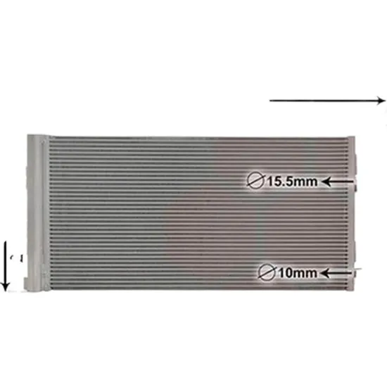 Radiator aer conditionat AUDI Q7 2015-> 60 TFSI e quattro 250KW 340CP , pentru motor DCBE perioada 2019 2020,2021,2022,2023 2024