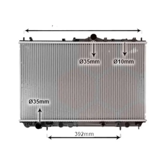 Radiator apa VOLVO V40 1995->2004 pentru 1.8 Blu-Fuel, perioada 2001 2002 2003