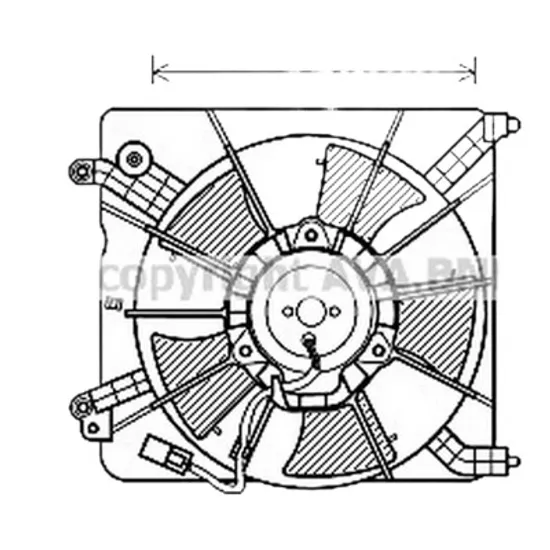 Ventilator motor HONDA JAZZ 3 2007->2014 pentru 1.3 i, perioada 2008 2009 2010 2011 2012 2013