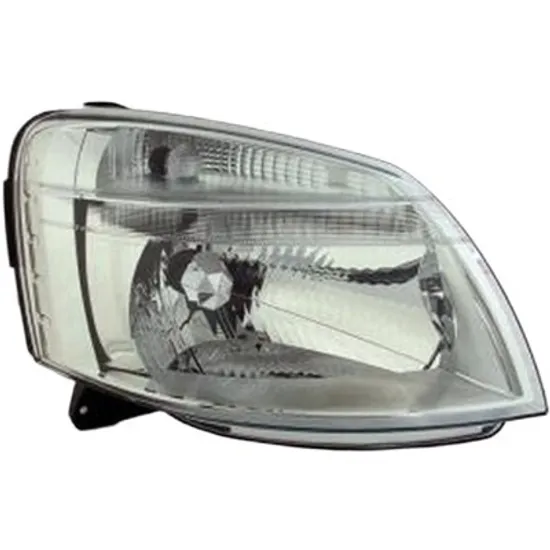 Far dreapta PEUGEOT PARTNER 1996->2015 perioada 1996 1997 1998 1999 2000 2001 2002 2003 2004 2005 2006 2007 2008 2009 2010 2011 2012 2013 2014 2015 de la an de fabricatie 01/2003, cu motor reglaj, semnal transparent, cu reglaj electric, cu bec H4
