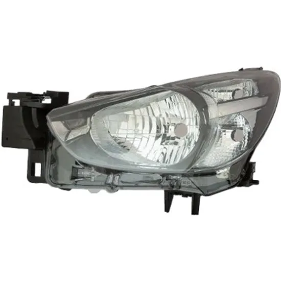 Far stanga MAZDA 2 2014-> perioada 2014 2015 2016 2017 2018 fara motor reglaj, fumuriu, cu reglaj electric, cu bec H4