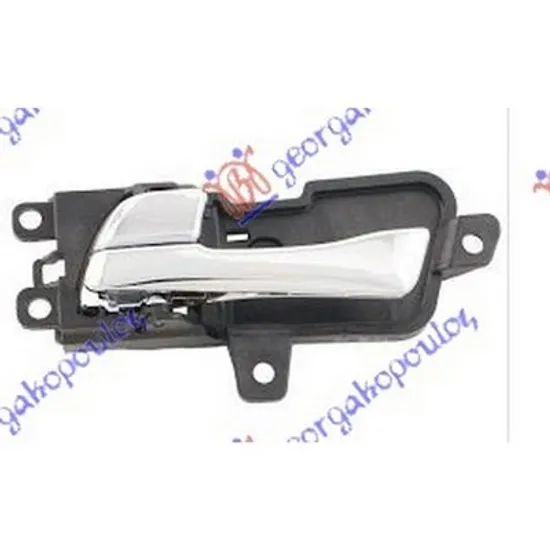 Maner Usa HYUNDAI i40 2012-> Maner usa fata/spate interior cromat stanga Perioada 2011 2012 2013 2014 2015 2016