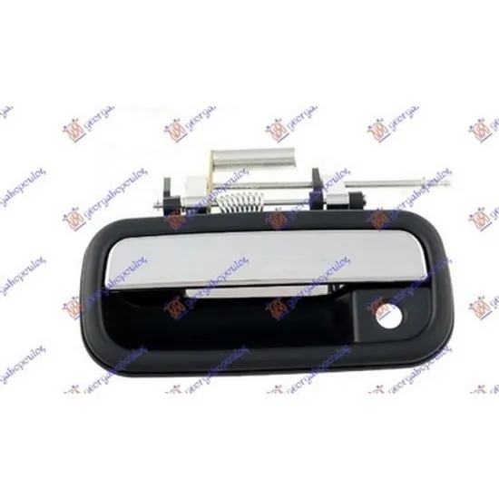 Maner Usa TOYOTA LAND CRUISER PRADO J12 2002->2009 Maner exterior usa fata cromat/negru stanga, 2002->2010 Perioada 2002 2003 2004 2005 2006 2007 2008 2009 2010