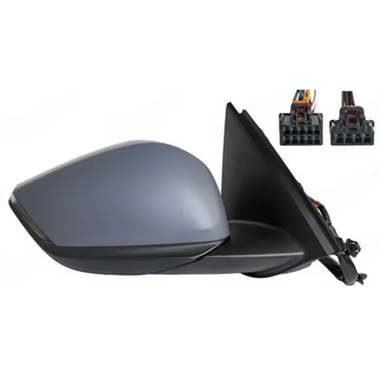 Oglinda CITROEN C4 3 2020-> Oglinda exterioara electrica cu incalzire cu rabatare electrica pentru vopsit (cu semnal si lampa podea si senzor.) (10H10P+4H2P) DREAPTA Perioada 2022 2023 2024 2025