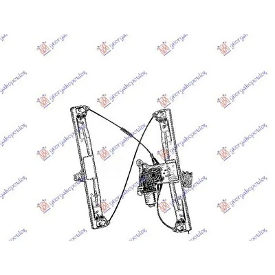 Macara Usa CITROEN C3 Picasso 2009-> Macara geam usa fata COMFORT stanga, Perioada 2009 2010 2011 2012 2013 2014 2015