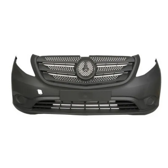 Bara Fata MERCEDES VITO W447 2014-> Bara fata gri (fara gaura proiector) (cu/fara cu gauri senzori parcare) (EUROPE) Perioada 2015 2016 2017 2018 2019 2020 2021