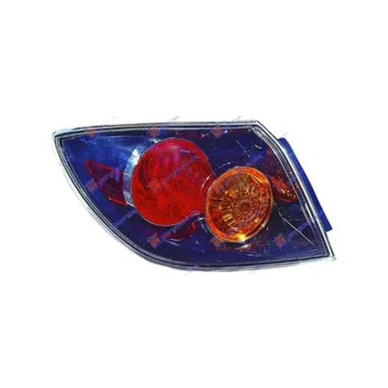 Stop Spate MAZDA 3 BK 2003->2009 Lampa spate stanga, exterioara, ptr 5 usi, neagra ->07 Perioada 2000 2001 2002 2003 2004 2005 2006 2007