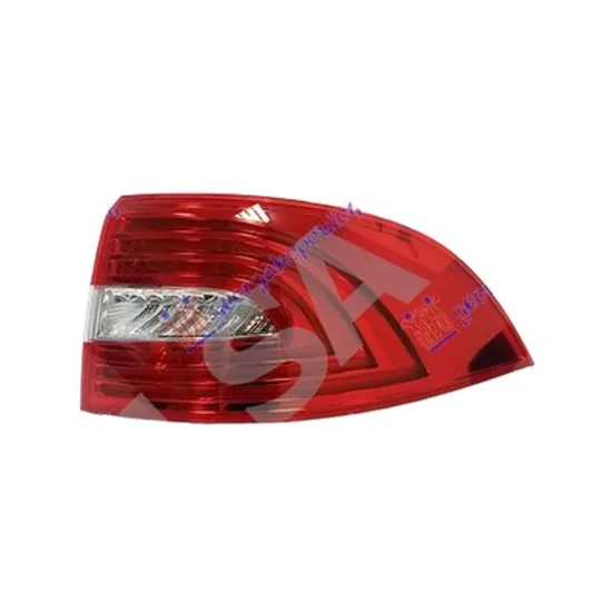 Stop Spate SKODA SUPERB 2 2008->2015 Lampa spate exterioara LED original 2013->2015 dreapta Perioada 2013 2014 2015