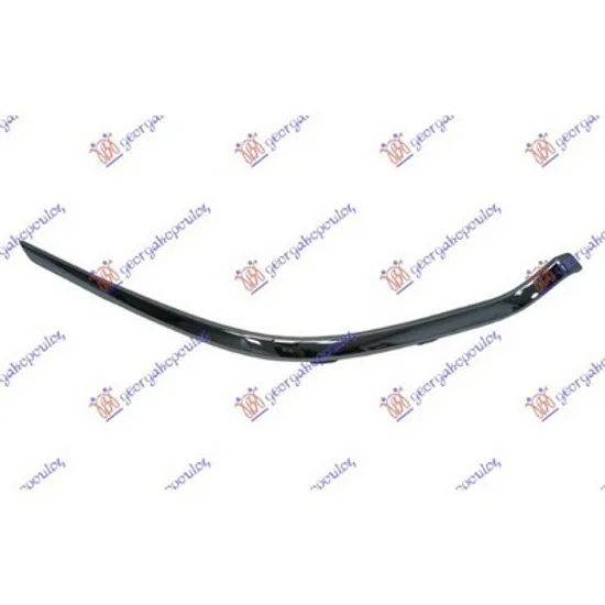 Ornament Grila TOYOTA YARIS 2010-> Bandou grila bara fata cromat dreapta 2014->2017 Perioada 2014 2015 2016 2017