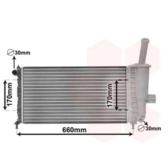Radiator Motor FIAT PUNTO 188 1999->2012 Radiator apa pentru 1,2CC 16V MARELLI TYPE Perioada 1999 2000 2001 2002 2003 2004 2005 2006 2007 2008 2009 2010 2011