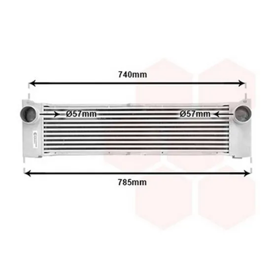 Intercooler MERCEDES VITO W639 2003-> Radiator intercooler 2,2 CDi (63x15x50) Perioada 2003 2004 2005 2006 2007 2008 2009 2010 2011 2012 2013 2014 2015
