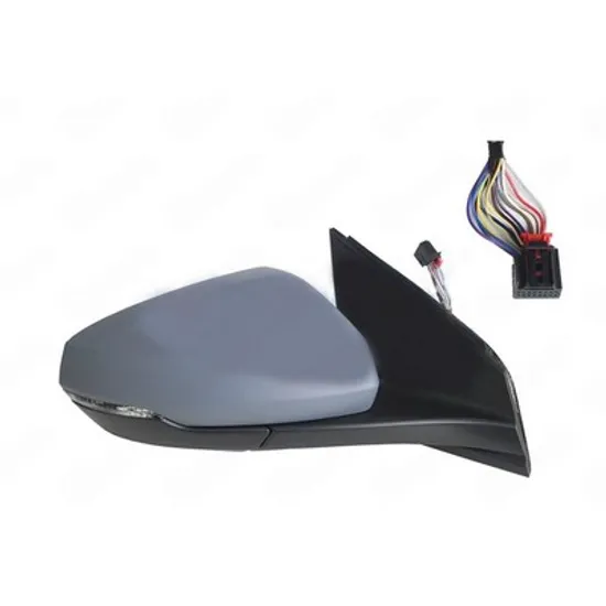 Oglinda VW POLO 6 2017-> Oglinda exterioara electrica cu incalzire cu rabatare electrica pentru vopsit cu memorie (cu semnal si senzor banda) 14PIN DREAPTA Perioada 2021 2022 2023 2024 2025