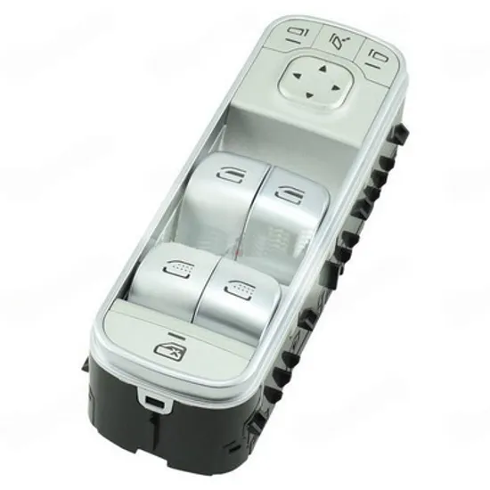 Buton oglinda MERCEDES GLE Coupe C167 2019-> Panou butoane oglinzi cu rabatare electrica fata (cromat) pentru 4 usi (3pin) STANGA Perioada 2019 2020 2021 2022 2023 2024