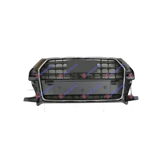 Grila Radiator AUDI Q3 8UB, 8UG 2011->2018 Grila radiator gri/cromat (fara suport numar) Perioada 2014 2015 2016 2017 2018