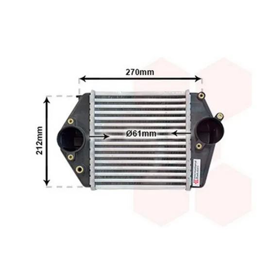 Intercooler MAZDA 6 GG 2002->2008 Radiator intercooler 2,0 CiTD (19x20x64) Perioada 2002 2003 2004 2005 2006 2007