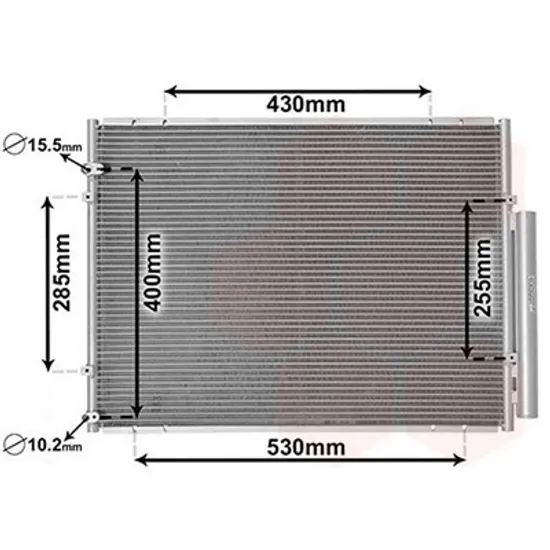Radiator Aer Conditionat LEXUS RX 2003->2009 Radiator aer conditionat RX400 2005->08 3.3i 66,5x49 Perioada 2003 2004 2005 2006 2007 2008