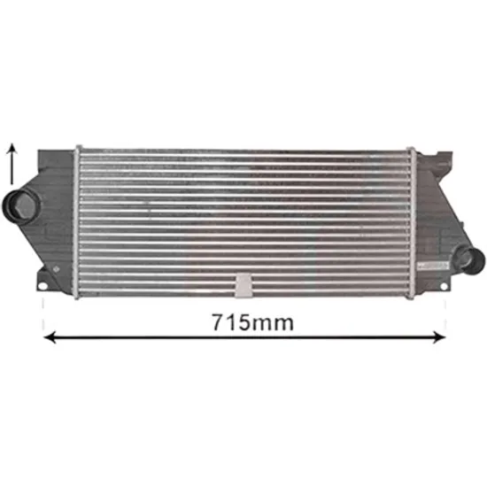 Intercooler MERCEDES M-CLASS W163 1998->2005 pentru ML 270 CDI , perioada 1999 2000 2001 2002 2003 2004 2005