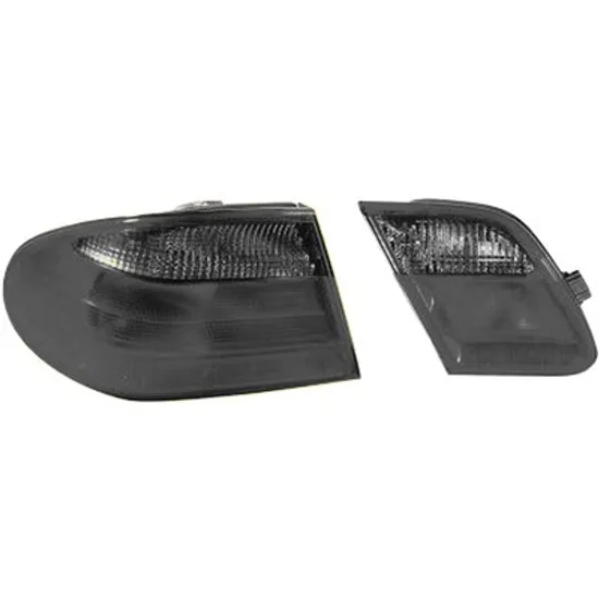 Lampa stop spate dreapta MERCEDES E-CLASS W210 1995->2002 perioada 1995 1996 1997 1998 1999 2000 de la an de fabricatie 08/1999, gri fumuriu, rosu, exterior, pentru Avantgarde