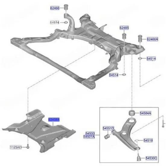 Scut Motor HYUNDAI KONA 2023-> Scut motor plastic (O) Perioada 2023 2024 2025