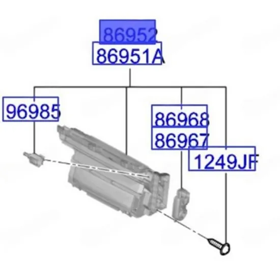 Admisie Aer KIA EV6 2021-> Admisie aer fata (pentru radiator) mobila (GT) (O) DREAPTA Perioada 2021 2022 2023 2024 2025