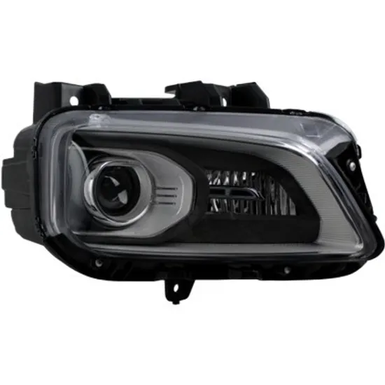 Far dreapta HYUNDAI KONA 2017-> perioada 2017 2018 2019 2020 2021 2022 cu motor reglaj, cu reglaj electric, cu bec H7, cu bec LED