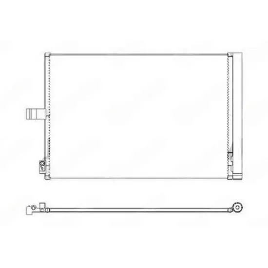 Radiator Aer Conditionat MERCEDES E-CLASS W212 2009->2015 Radiator condensator aer conditionat 3.0-3.5 benzina (646x421x12) Perioada 2009 2010 2011 2012 2013