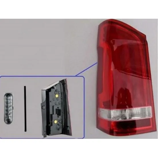 Stop Spate MERCEDES EQV 2021-> Lampa stop spate (usa simpla) LED (E) (DEPO) STANGA Perioada 2021 2022 2023 2024 2025