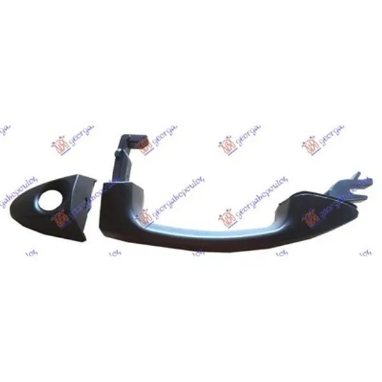 Maner Usa FORD FIESTA 5 JH 2008->2017 Maner usa exterior fata (cu gaura butuc) stanga Perioada 2008 2009 2010 2011 2012 2013 2014 2015 2016 2017