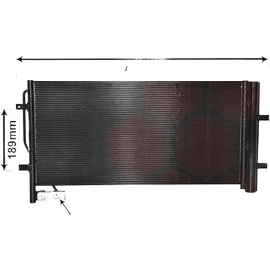 Radiator aer conditionat VW UP 2011-> pentru 1.0 TSI, perioada 2016 2017 2018