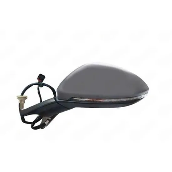 Oglinda VW GOLF 7 2012->2020 Oglinda exterioara electrica cu incalzire cu rabatare electrica pentru vopsit (cu semnal si senzor banda) (8+2 PIN) STANGA Perioada 2013 2014 2015 2016