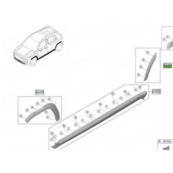 Bandou Usa HYUNDAI INSTER 2024-> Bandou Usa spate (O) STANGA Perioada 2024 2025