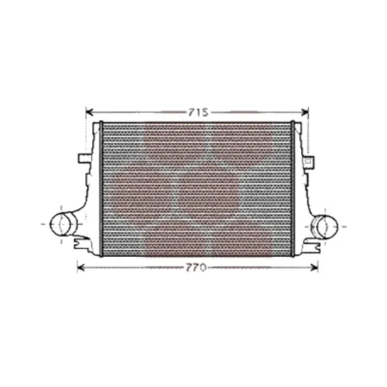 Intercooler ALFA ROMEO 159 2005->2011 pentru 1.9 JTDM 16V , perioada 2005 2006 2007 2008 2009 2010 2011