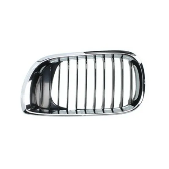 Grila Radiator BMW 3 E46 1997->2005 Grila radiator stanga, negru/crom (E46 Sedan/Break 10.01-11.05) Perioada 2001 2002 2003 2004 2005
