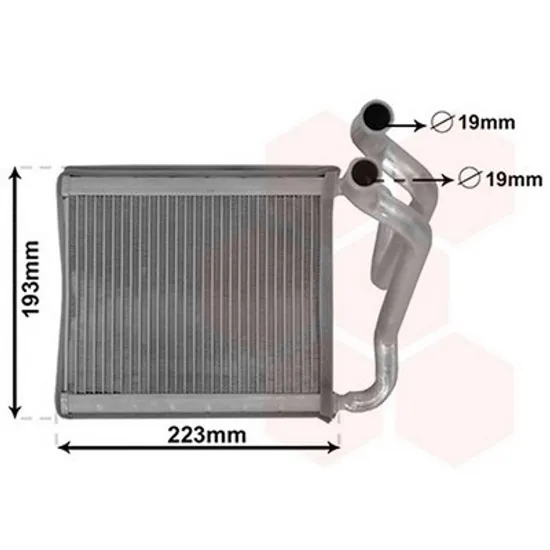 Radiator Incalzire HYUNDAI ELANTRA 2011->2016 Calorifer BEHR 211x159x27 Perioada 2011 2012 2013 2014 2015