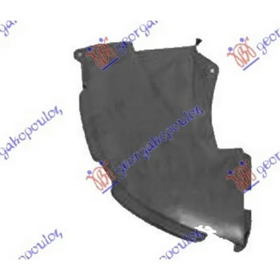 Scut Bara PEUGEOT 607 2000->2010 Deflector bara plastic lateral dreapta, Perioada 2000 2001 2002 2003 2004 2005 2006
