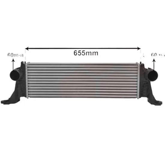 Intercooler IVECO DAILY 6 2014-> 35S15, 35C15, 40C15, 50C15, 65C15, 70C15 107KW 146CP , pentru motor F1CE3481J, F1CFL411E, F1CFL411J perioada 2014 2015 2016