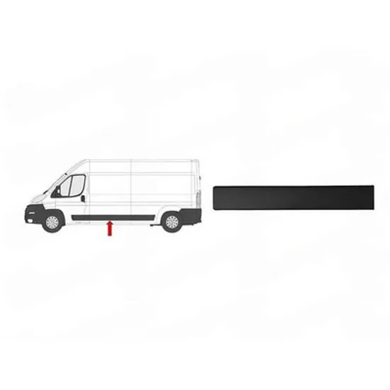 Bandou Usa PEUGEOT BOXER 2006-> Bandou Usa culisanta negru (ampatament scurt) STANGA Perioada 2006 2007 2008 2009 2010 2011 2012 2013 2014