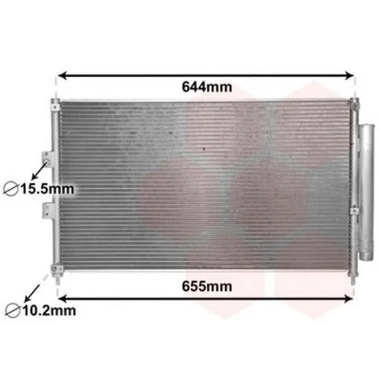 Radiator Aer Conditionat HONDA CIVIC 8 2005-> Radiator aer conditionat 1.4 - 1.6 benzina (63x38) Perioada 2005 2006 2007 2008 2009 2010 2011