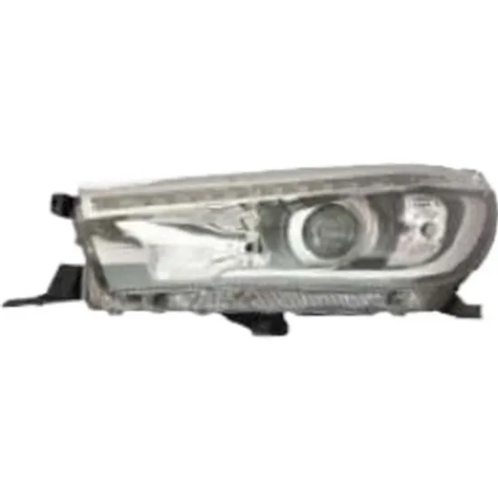 Far stanga TOYOTA HILUX 8 2015-> perioada 2015 2016 2017 2018 2019 2020 fara motor reglaj, fumuriu, cu reglaj electric, cu bec HB3, cu bec LED
