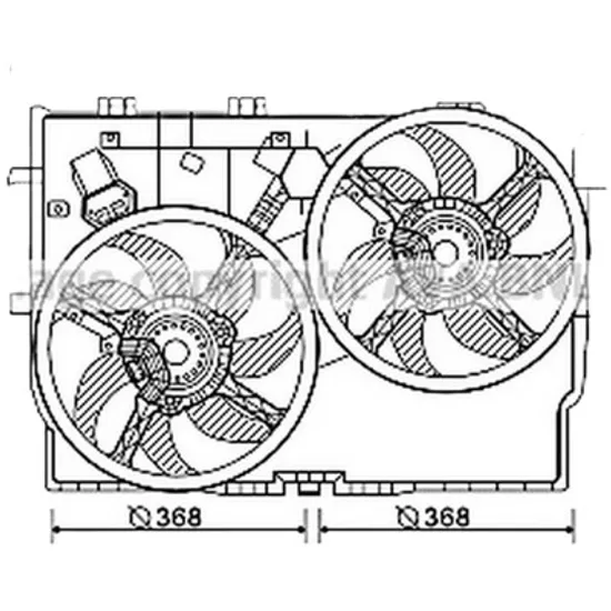 Ventilator motor FIAT DUCATO 250 2006-> pentru 130 Multijet 2,3 D, 2,3 Multijet Cargo Longo Extra Longo Medio Multi, perioada 2011 2012 2013 2014 2015 2016
