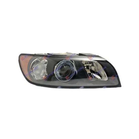 Faruri VOLVO V50 2003->2012 Far dreapta cu reglaj, cu motor, Xenon fumuriu Perioada 2004 2005 2006 2007 2008 2009 2010